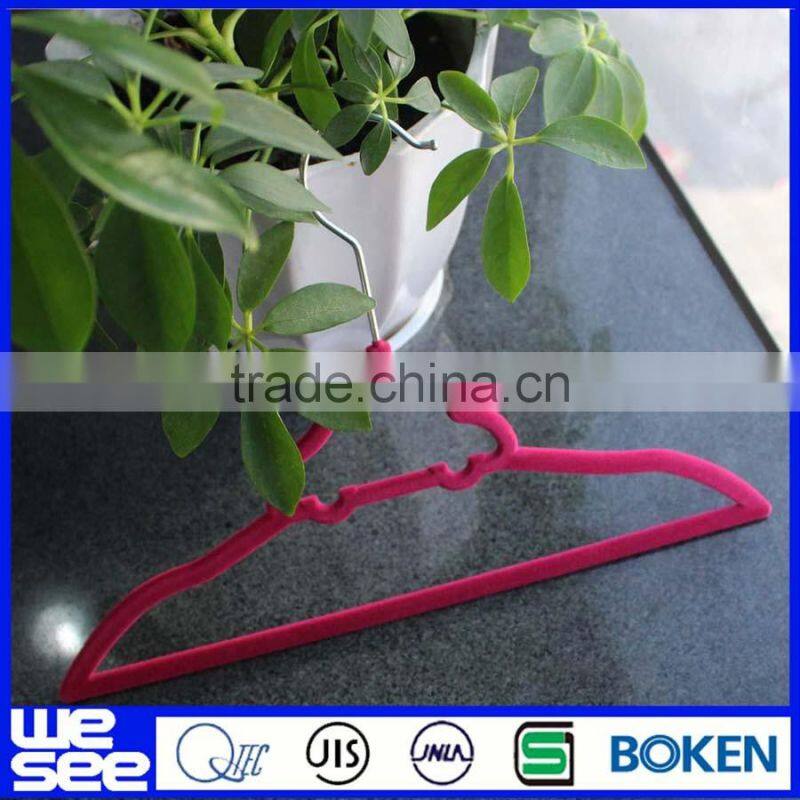 Flocking hanger baby clothes display hanger