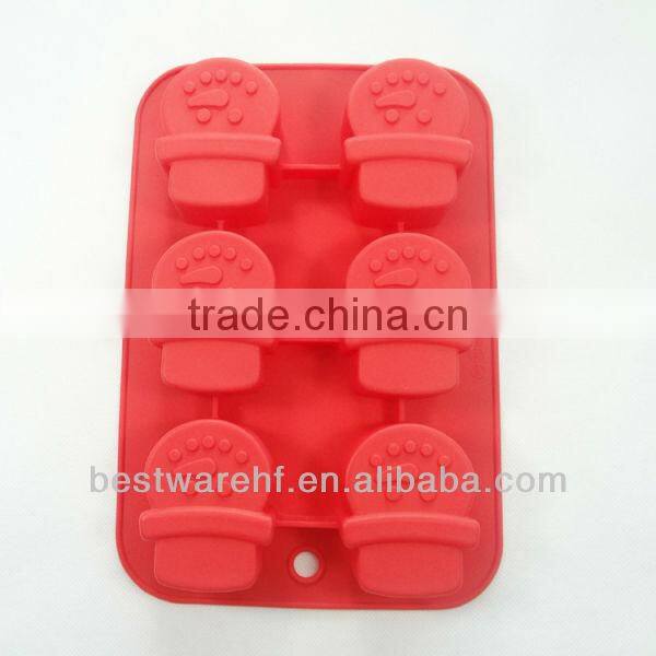 Snowman baking mold | silicone muffin pan | silicone cake moulds