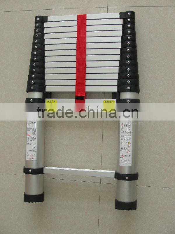 Casing telescopic aluminum ladder