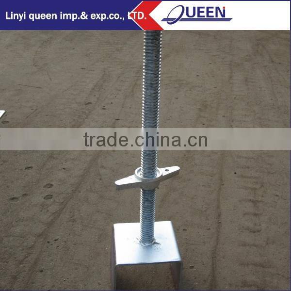U-head jack base thread rod