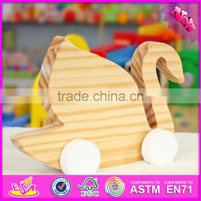 2016 new design kids toy wooden swan W05B149