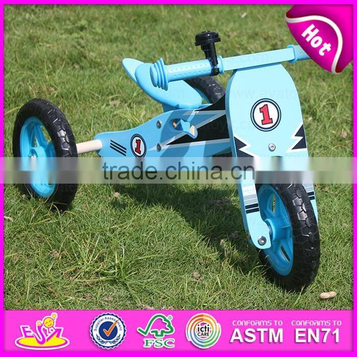 2016 new design child wooden mini bike,convertible kid wooden mini bike W16A022
