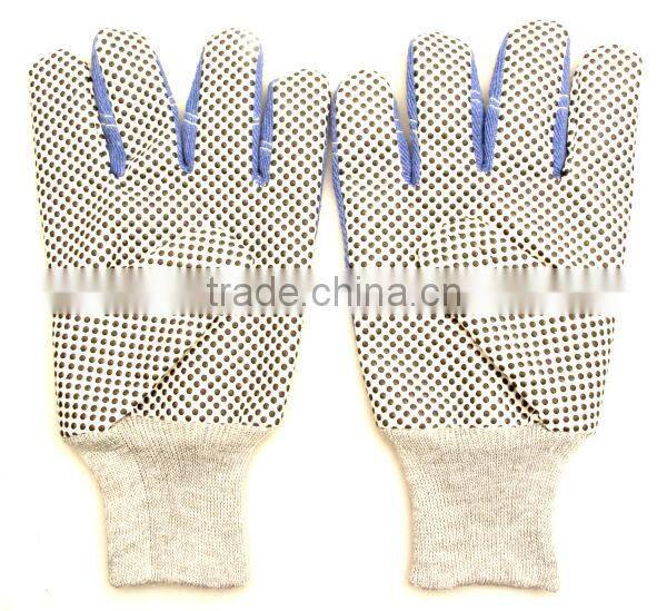Cotton Garden Glove With PVC Dots