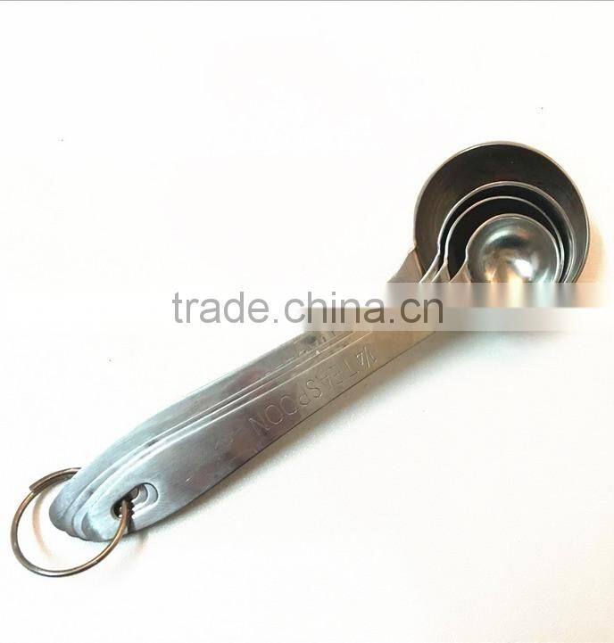 42143 4 pcs Stainless Steel Nesting Measuring Cups and Spoons Set