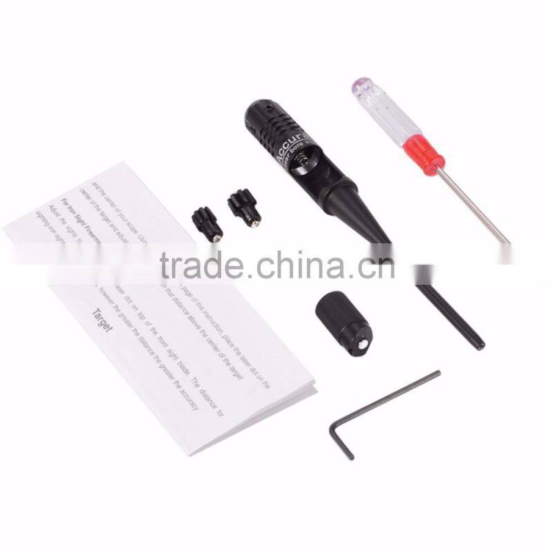 New BoreSighter Bore Sight kit for 0.22 to 0.50 Caliber Rifles Handgun Red Laser