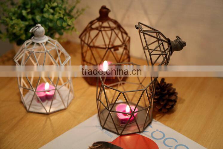Candle cup iron ornaments