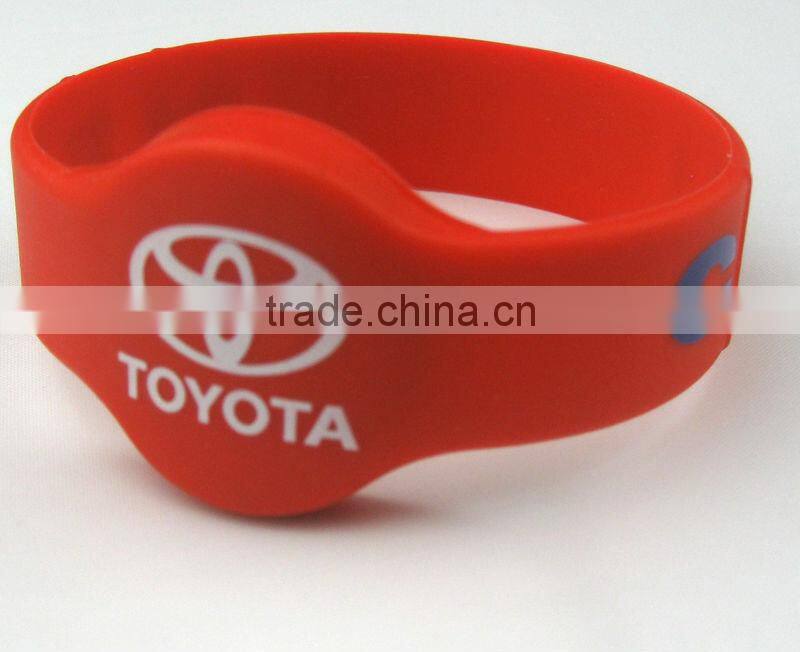 RFID Swimming Pool Silicone Bracelet(LFGB/FDA/CE)
