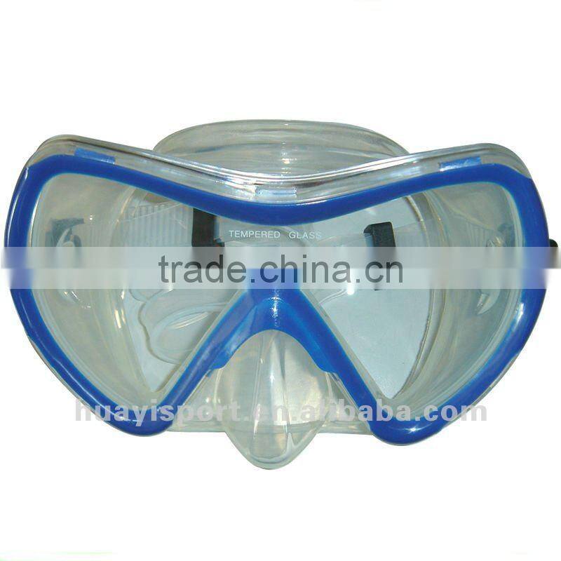 various color mask tempered silicone diving glasses Wholesale