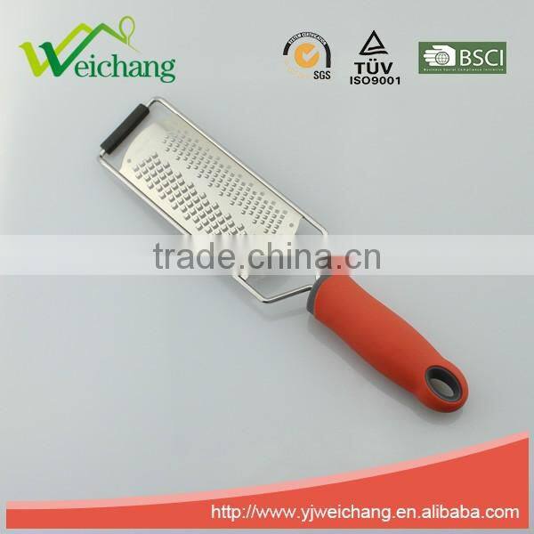 WCR217 New design grater manual grater ETCHING GRATER vegetable kitchen graters with TPR handle