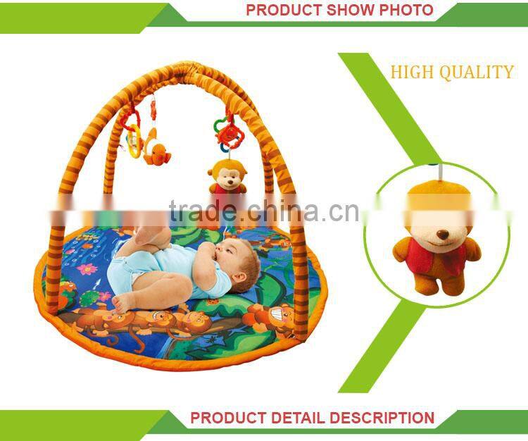 Newest soft crawl game blanket set toy pvc baby play mat