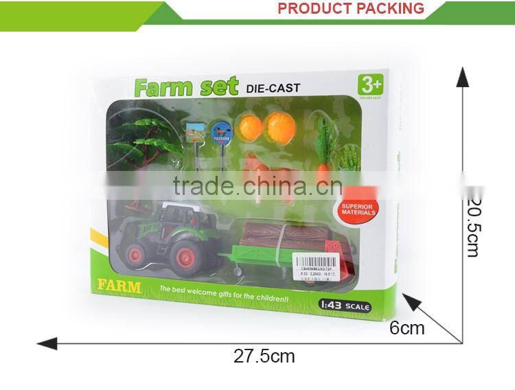 Hot selling high quailty friction toy farmers metal truck model