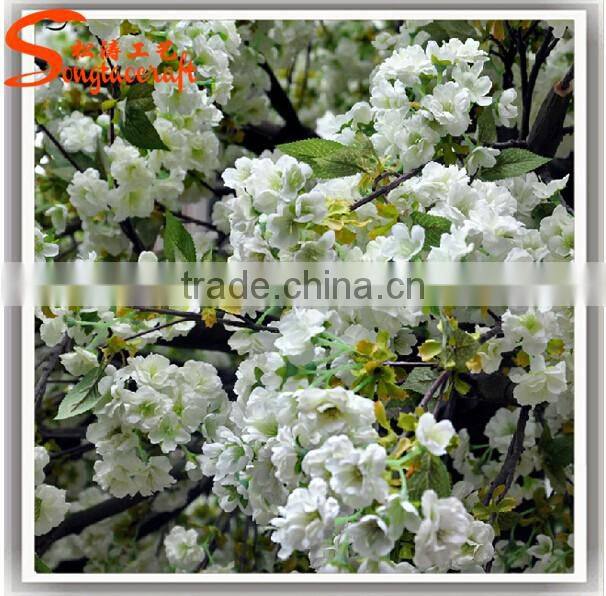 2016 hot style decoration wedding White Artificial Cherry Blossom Tree for sale