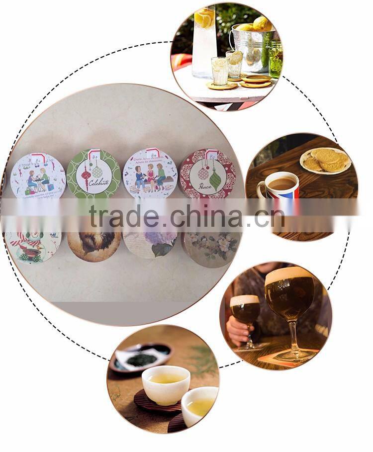 my test cork coaster