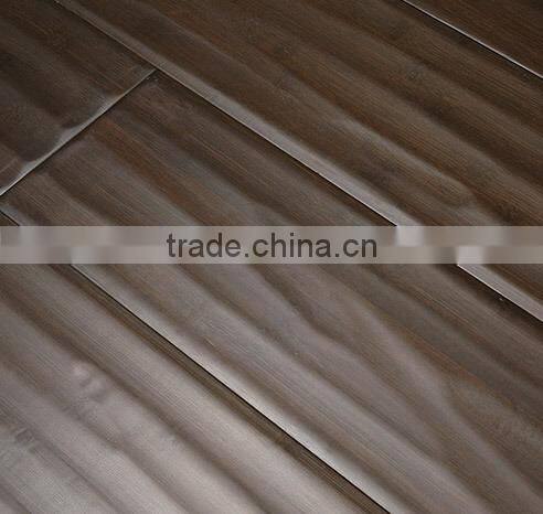 Teak Hand Scraped Horizontal Bamboo Flooring