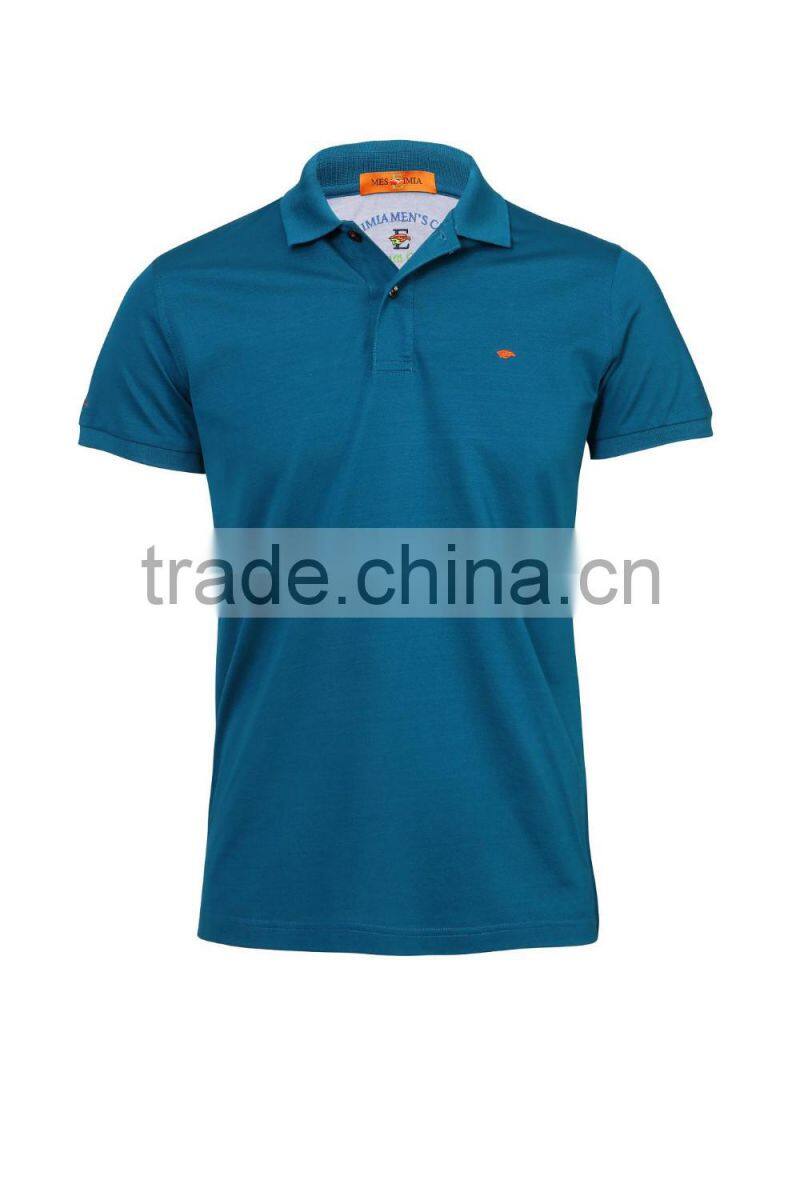 pima cotton polo shirt collar design