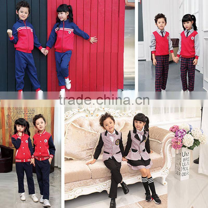 kids uniform custom factory sexy primary school uniform set for kids