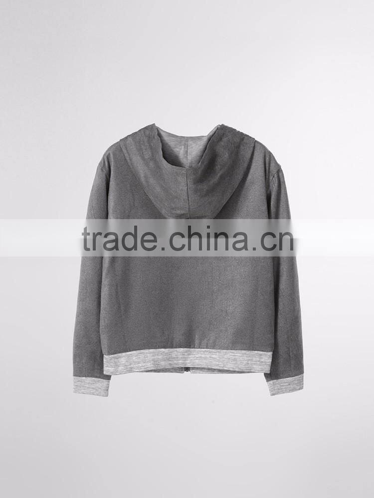 thin unbranded blank pullover women's gym cotton fleece custom fitness hoodie coats factory crewneck printing for winter