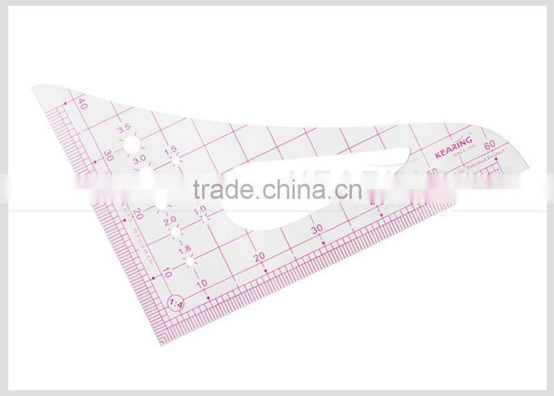 Kearing brand sandwich line printing triangle scale Ruler for architect designer #8514