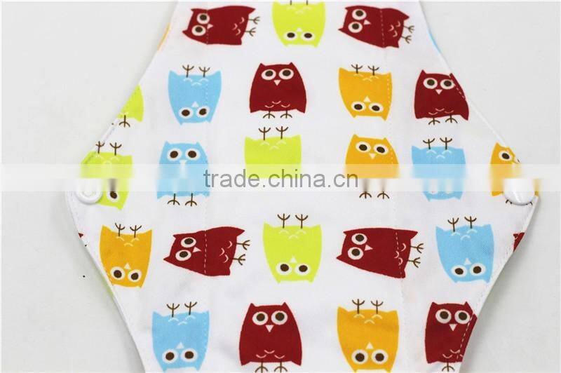 Waterproof women pads heavy flow cloth sanitary napkin menstrual pad reusable