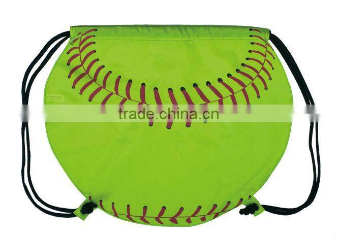 Soccer ball style straw string Backpack