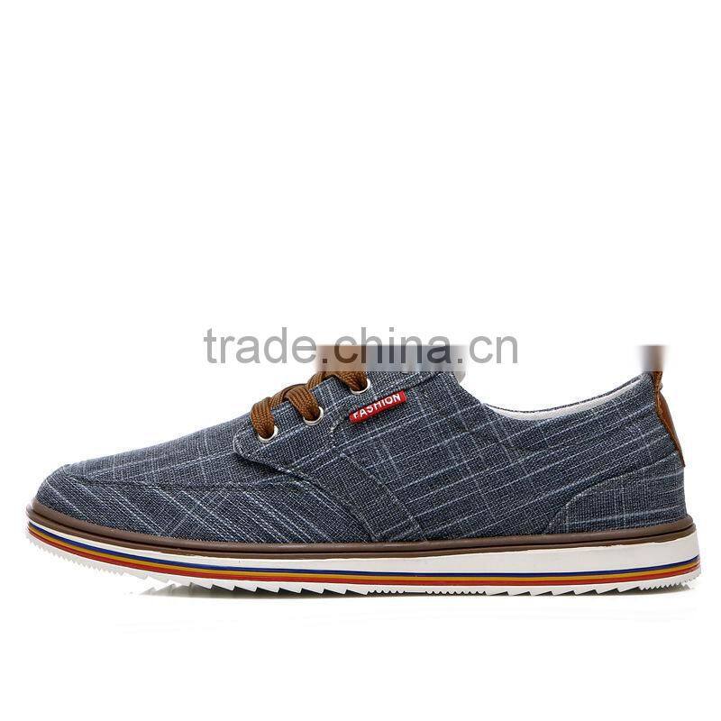 stylish fashion linen casual shoes men high quality, adults casual canvas shoes sample for male price cheap