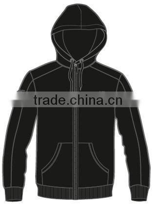 Professional manufacturer from Jiangxi,China design men's hooded chinese coat 100%polyester fleece,260g brushed inside