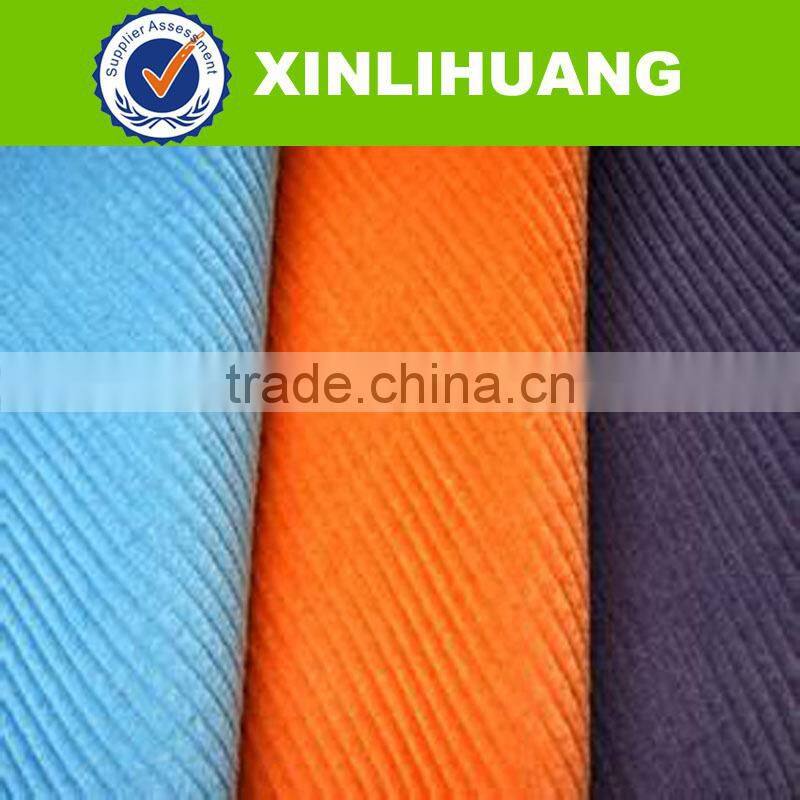 100% cotton dyed wide wale corduroy fabric 14w heavy durable smooth corduroy