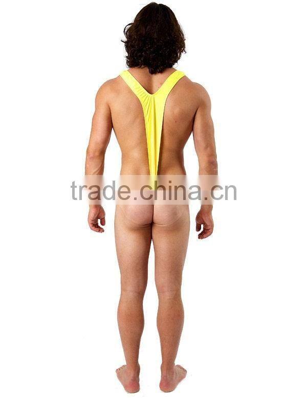 Borat Mankini Thong Swimsuit (Luminous Yellow)