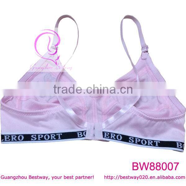 Sweet cute pink bra with no padding