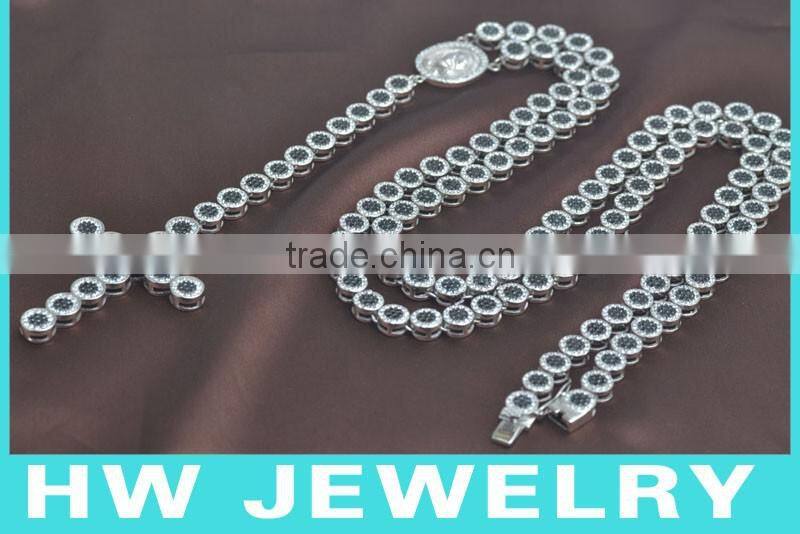 bling bling jewelry necklace, hip hop men necklace,Jesus face necklace,rosary necklace, ice out jewelry,HWNE90315