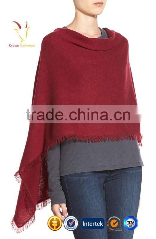 Red Winter Cape for Women,Wraps Ponchos