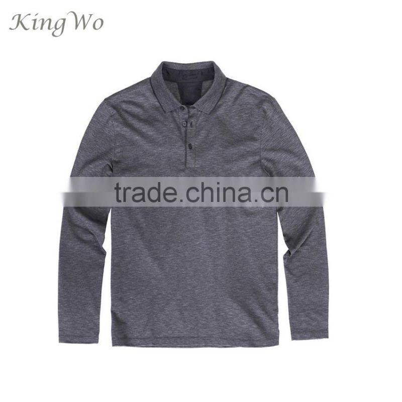 2017 new design polo shirt long sleeve polo shirts design for men