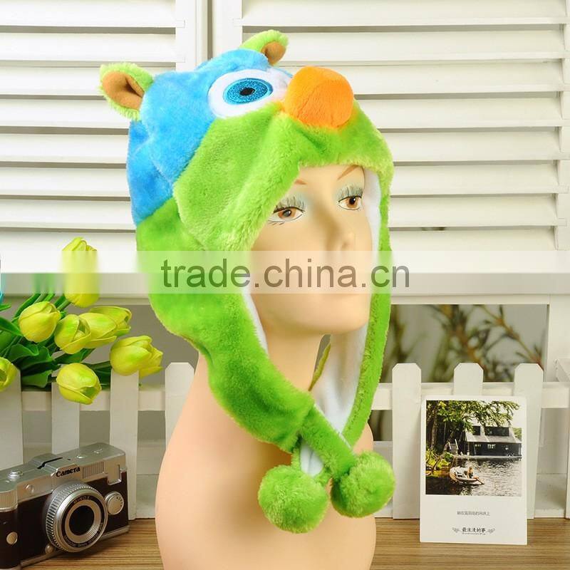 Cartoon plush animal hats during the winter to keep warm earmuffs cap Adults and children are available
