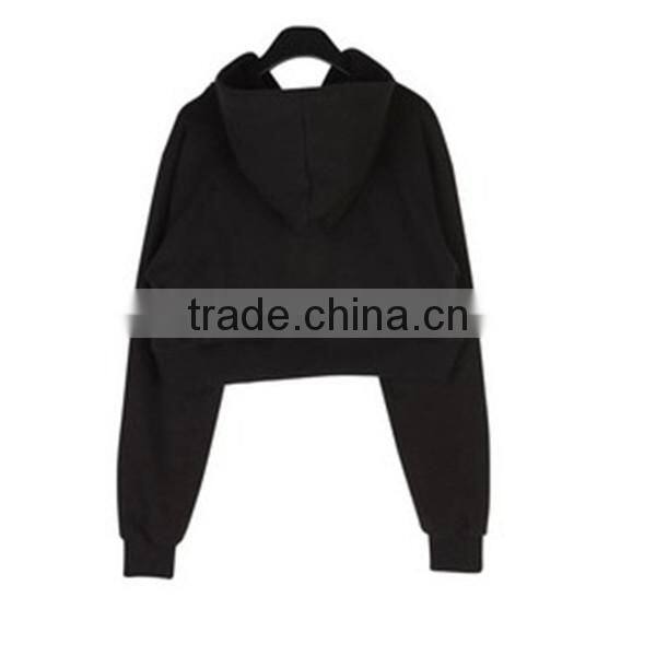 fashion printed loose crop tops for women custom