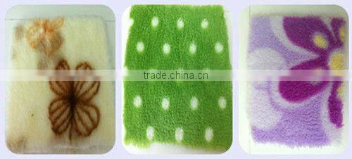 Leopard Printed Fleece Fabric For Bathrobe And Blankets