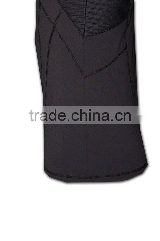 ISO 9001 Audit factory black plain mesh design gym vest