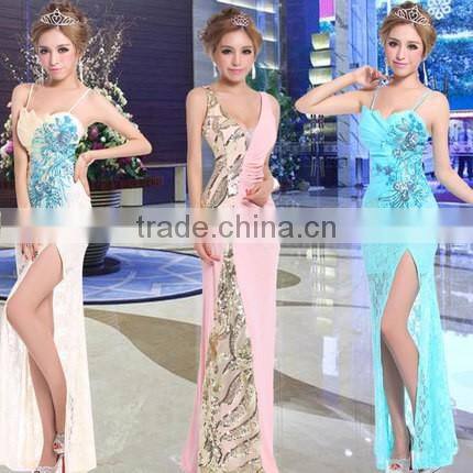 2016 Club evening gown dress night evening dress for sexy ladies