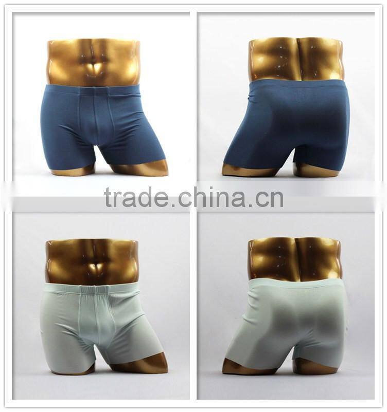 wholesale solid color funny boxer shorts for men with simple style and excellent quality