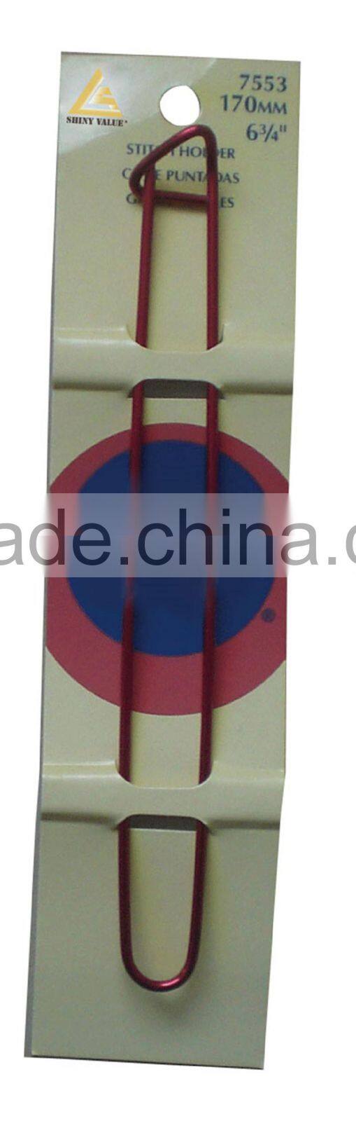 Colorful Red Metal Slim Household Knitting Needle Manufacturer