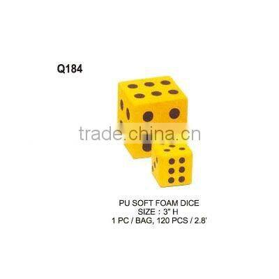 (Q184) PU SOFT FOAM DICE