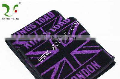 100% cotton yarn dyed jacquard fitness towel