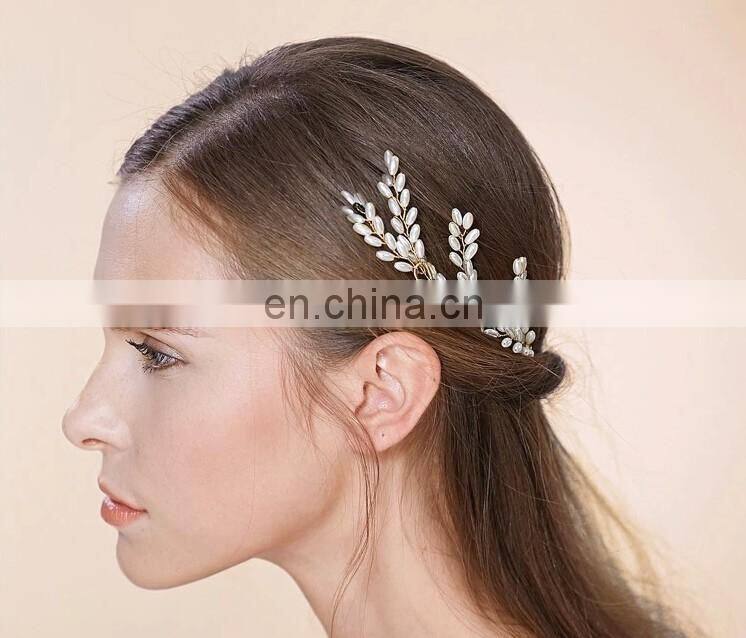 Cheap Wheatear Metal Hairpin Wedding Headdress Daily Hairpin