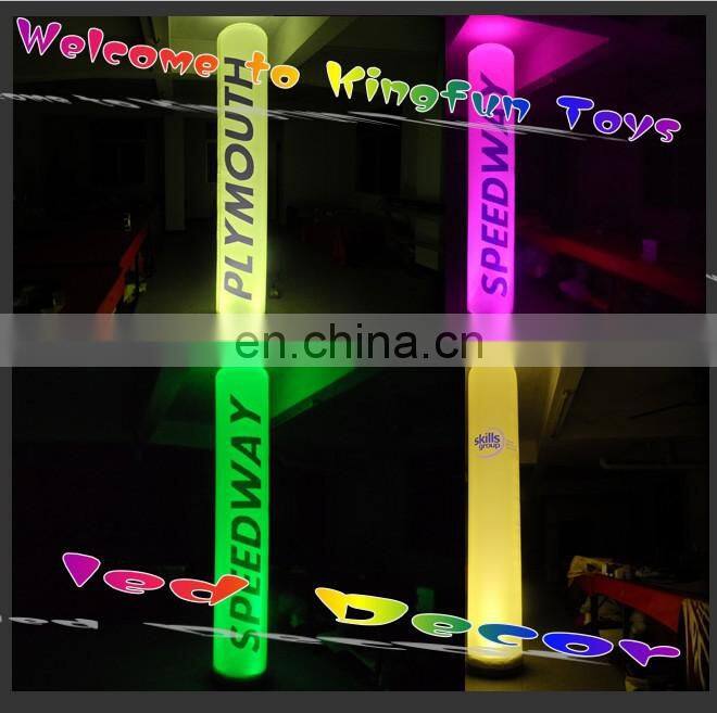 Magical ground inflatable led ball