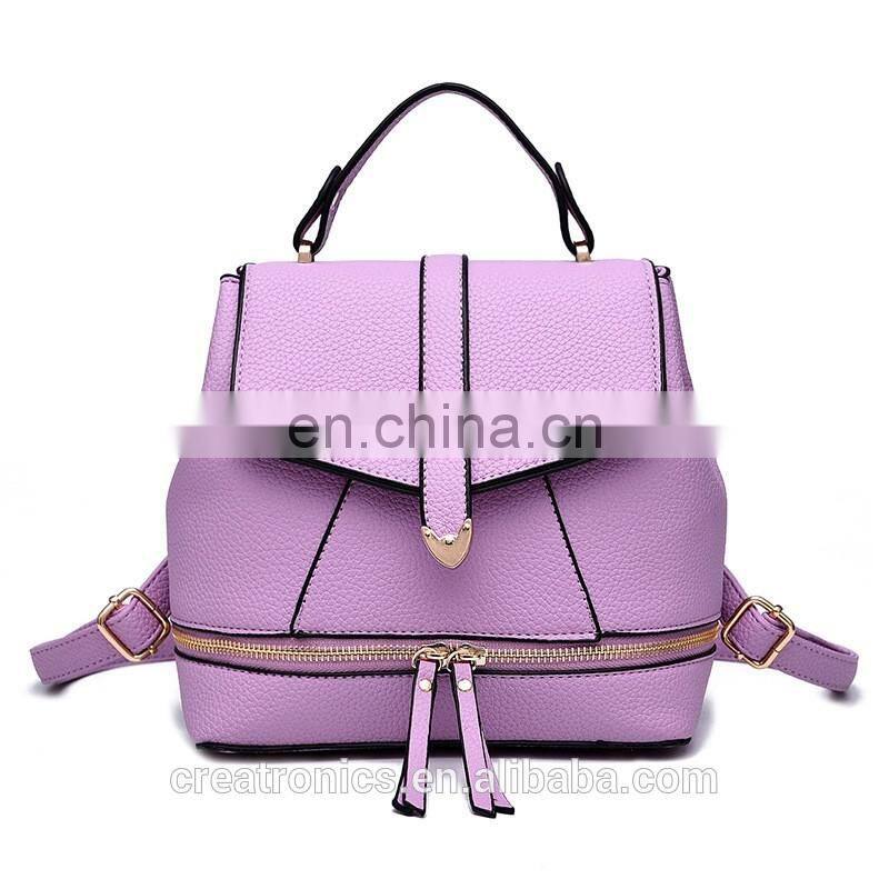 CR high reputation manufacture buy direct from china manufacture rucksack leisure style backpack women's retro bags