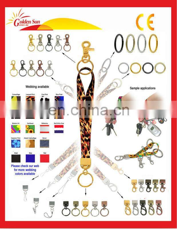 2014 New Design Lanyard With Carabiner Hook