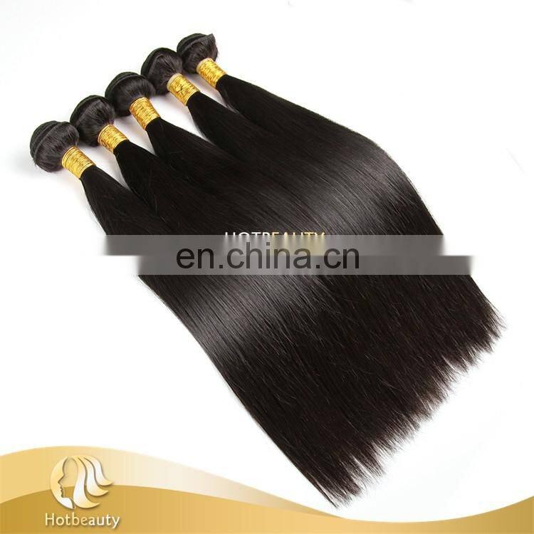 Hotbeauty wholesale 100% virgin human hair extension, Full cuticle remy hair weave