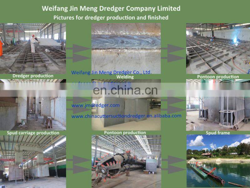 14 inch China Small river sand cutter suction dredger vessel for sale for sand dredging