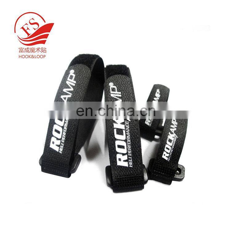 High quality Hook and Loop Strap Cable Ties Organizer Fastener with Plastic buckle