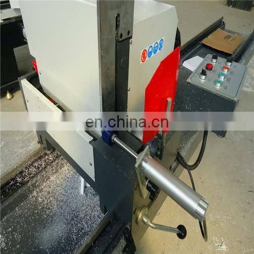 Vinyl window double head fabrication cutting saw