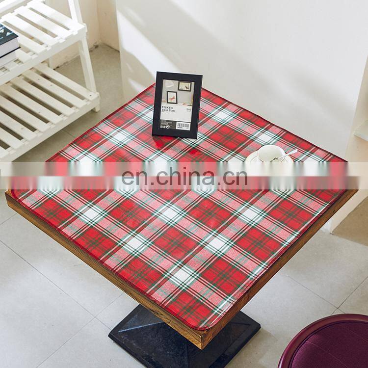 Cotton Fabric laminated Waterproof PVC factory for Production of the tablecloth